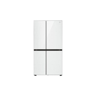 LG 694L / 655L (GROSS / NET) Side-by-Side Fridge with Door-in-Door™ in White Glass Finish GC-M257CGF