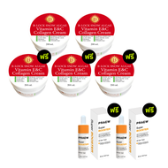 B-LOCK Snow Algae Collagen Vitamin E&C Cream ครีมคอลลาเจนเข้มข้น เผยผิวกระชับเต่งตึง ไรริ้วรอย