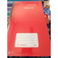2-Compartment Account Book​ Front Number 2/64 Model DP2DM-206​​ Size 190-310 Mm. 60 Grams 64 Sheets 