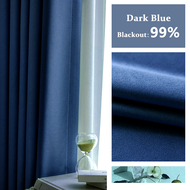 【Buy 1 Take 1】Blackout Curtain 7ft x 5ft Plain Curtain 100% Blackout Curtain Modern Curtain