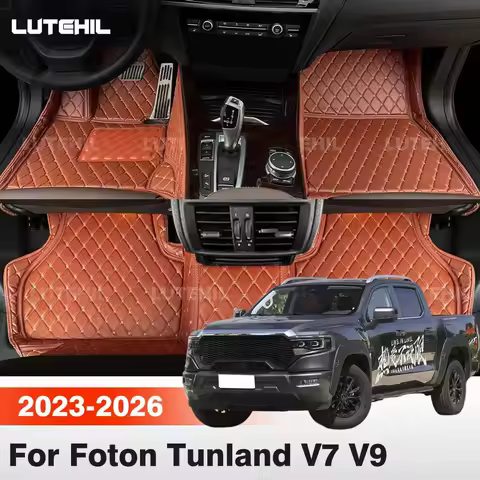 For Foton Tunland V7 V9 2023 2024 2025 2026 Car Floor Mats All Weather Carpet Cover Floor Liners Int