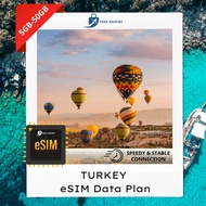 【eSim】Turkey esim (30GB) Unlimited Travel Roaming eSIM Data【5GB-30GB】GOGO ROAMING Travel eSIM