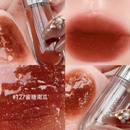 KIKO Double Lip Glaze ลิปกลอส Moisturizing Mirror Texture ยาวนาน Smear-Proof แก้วใส Lip Color ใช้งาน