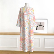 Kaftan Kejururawatan, Farhah, Saiz Bebas, Zip Halimunan Ready Stock Not See-Through Premium Korean C