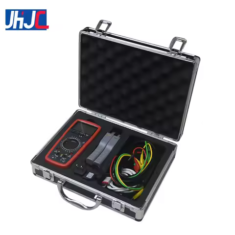 Multi-Function Double Clamp Transformer Digital Phase Voltammetry Angle Meter AC Voltage Currect Vol