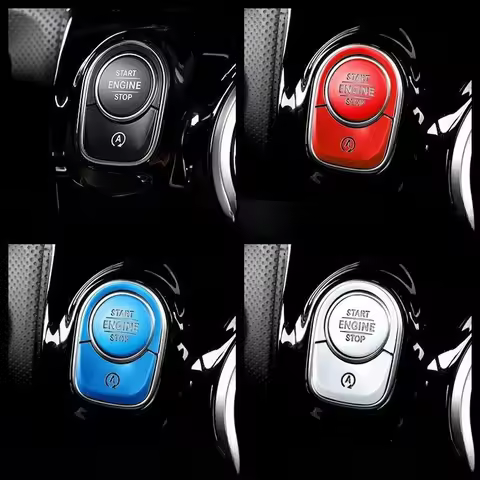 Car Engine Start Stop Button Trim Cover For Mercedes Benz A B CLA GLB GLA Class W177 V177 W247 C118 