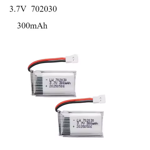 3.7V 300mAh 702030 RC Drone Battery for Udi U816 U830 F180 E55 FQ777 FQ17W X11C Four Axis Aircraft, 