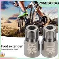 [mmise.sg] 2Pcs Bike Pedal Extender Light Weight Bike Foot Pedal Extenders for Road Bicycle