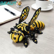 BEAUT 3D Printed Mechanical Bee, 3D Printed Movable Joint Cyberpunk Articulated Bee Toy, Holiday Det