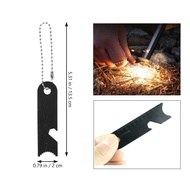 Flint Steel Ferro Rod Scraper Striker Starter by Bushcraft Malaya