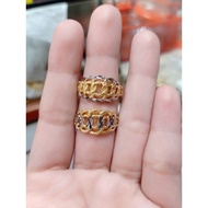 Coco Chrome Gold Suasa Ring 375/18k