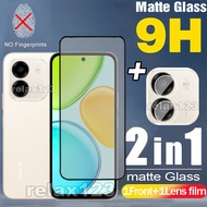 For HONOR X6e 4G 2in1 Matte Frosted Glass and Lens Film For Honor X6E X7E HonorX6e HONOR X 6 E X6 E 