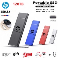 HP 128TB high-speed large memory portable SSD 64TB external hard drive 32TB for data storage 16TB 8T