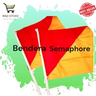 Semaphore flag + 2 sticks