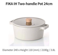 Neoflam Fika Cookware Casserole Pot 24cm