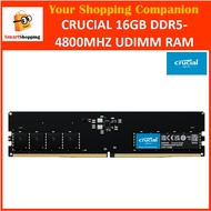 Crucial 16GB DDR5 4800 mhz DIMM RAM for Desktop - CT16G48C40U5 Limited Lifetime Warranty