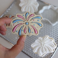 Cute Fireworks Cookie Mold DIY Bakery Tools and Accessories Kitchen Supplies