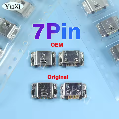 2/10pcs Micro USB 7pin Connector Mobile Charging Port For Samsung J1 J3 J5 J7 A7 A8 A10 J330 J530 J7