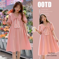 Maternity Dress Summer Pregnant Top Mid Length Korean Style Fashion Loose Pregnant Dress Maternity W