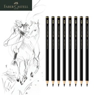8 Pcs Faber-Castell Graphite Pitt Matt Pencil Set HB, 2B, 4B, 6B, 8B, 10B, 12B, 14B Sketching Drawin