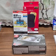 全新未使用 行貨 Nintendo Switch Lite Dialga Palkia 帝牙盧卡/帕路奇亞 Pokemon 特別版 連全新HORI保護套及玻璃貼