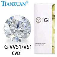 Special offer IGI Certified G color CVD Diamond Round Brilliant Cut Loose Lab Grown Diamond Gemstone