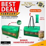 Eid Hampers Box Gable Box Rope/ Eid al-Fitr Metalize Carrying Box/ B98/