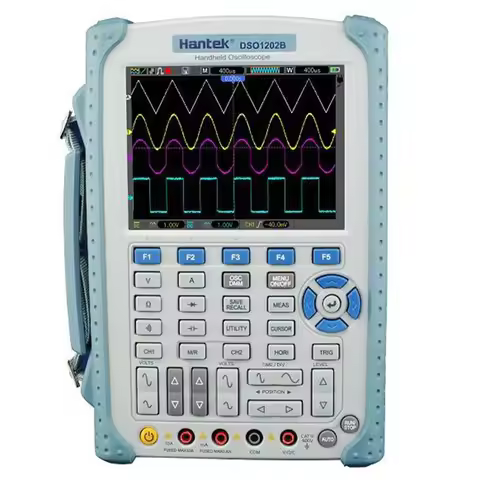Hantek DSO1202B 200MHz Handheld Digital Oscilloscope Multimeter Portable 2 Channel Oscilloscope 1GSa