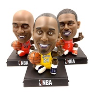 NBA Basketball Star Irving Iverson Kobe James Antetokounmpo Durant Jordan Curry Action Figure Shake 