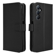 Cho Realme C65 4G trường hợp ví lật mặt sau bằng da nhựa PU Bìa Ốp điện thoại cho realmec65 4G trườn