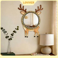 Wall Mirror Retro Hanging Mirror Home Decorative Mirror