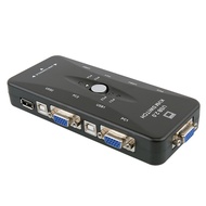 BL® 4 Ports USB 2.0 KVM Switch Mouse/Keyboard/Printer/VGA Video Monitor 1920x1440