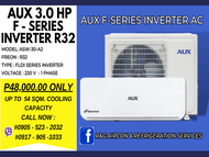 🎉 BRAND NEW AUX 3.0 HP F- INVERTER SERIES WALL - TYPE AIRCON R32 SUMMER SALE PROMO 2024 🎉