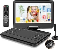 VGOSITE forFeihe 14 Inch Portable TV/DVD Player Combo with 1366 x 768 HD Swivel LED Screen and Digital TV ATSC Tuner/USB/HDMI/AV/Audio, Built-in Battery, Dual Stereo Speakers (14 inch)