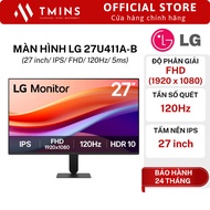 LG 27U411A-B Monitor (27 inch/ IPS/ FHD/ 120Hz/ 5ms) - Genuine product