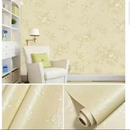 Wall Sticker Wallpaper CreamPOLOS with Luxurious Floral Texture ELEGAN