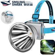 【8000LM 】SMILING SAHRK Super Bright Headlamp M77 LED High Lumen Headlight 4 Mode USB Rechargeable Ou