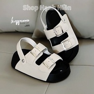 Women's back strap with 2 square buckle straps K19 can be worn in 2 styles, soft suede, 3cm high, co