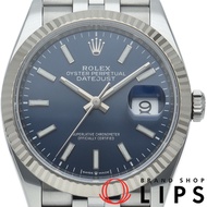 勞力士 Datejust 36 男士腕錶 Jubilee 亮藍色 Datejust 36 126234 帶盒保固 K18WG/SS 男士腕錶 藍色拋光 成色極佳 [二手]