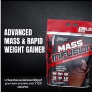 Nutrex Mass Infusion 12lbs - Weight Gainer, Mass Gainer, Serious Mass, Free Shaker