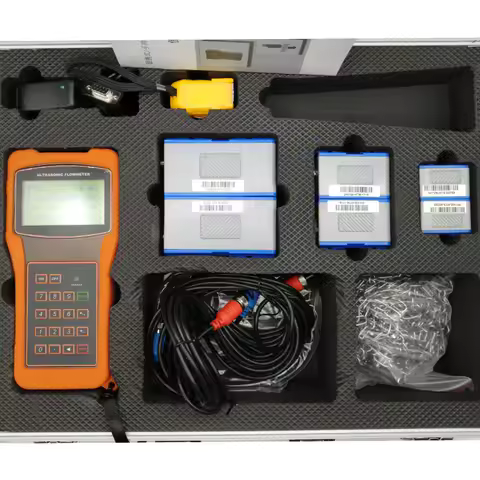 Handheld Liquid Ultrasonic Flow Meter TUF-2000H TS-2 TM-1 TL-1 Transducer optional (DN15-6000mm)