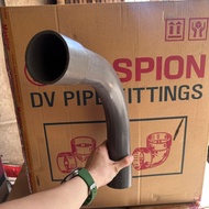 LONG ELBOW 2" inch AW MASPION BOK KENI LONG LARGE RADIUS PVC DIM PVC Fittings