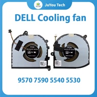 New Laptop CPU+GPU Cooling Fan for Dell XPS 15 9570 7590 XPS15-9570 Precision 5540 5530 M5530 M5540 