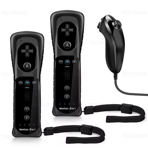 2 in 1 Wireless Controller For NS Wii Gamepad Set Motion Plus Remote Controller Joypad for NS Wii Ga