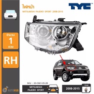 ไฟหน้าPROJECTOR MITSUBISHI PAJERO SPORT ปี 2008-2015 ยี่ห้อ TYC (20-C662-05-2B 20-C661-05-2B)
