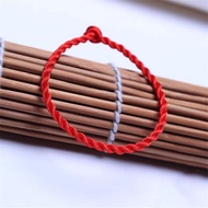 Lucky 7 Red string bracelet and anklet jewelry