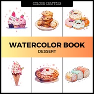 ColourCrafters Watercolour Drawing Book Dessert 200gsm 300gsm Watercolour Paper