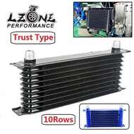 LZONE - Universal 10Rows An-10An Universal Engine Transmission Oil Cooler Trust Type 10 rows Oil Coo