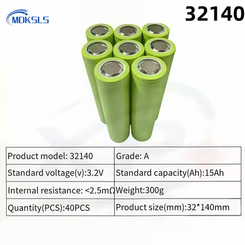 2026 3.2V 32140 15Ah lithium iron phosphate lithium-ion battery DIY 4S 12V 24V RV camping car golf c