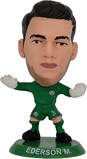 SoccerStarz 405217 Manchester City Ederson Figure Classic Version Home Kit